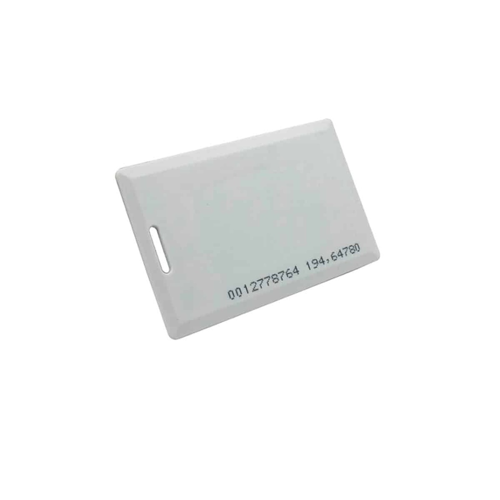 Tarjeta Compatible Con Lectores Rfid Zkteco Perforada 1.88mm(em4200)
