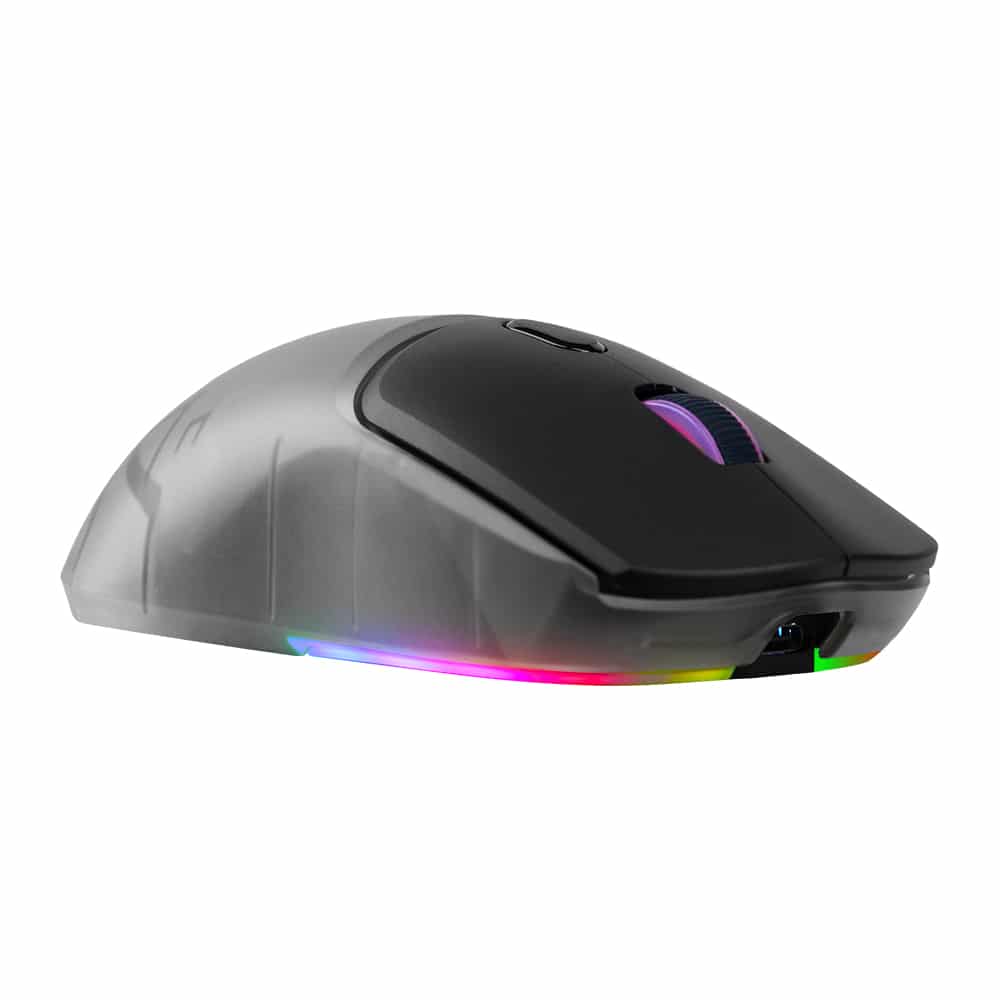 Mouse Game Factor Carcasas Intercambiables 2.4g+bt P3395 26k Dpi Rgb Negro (mow700-bk)