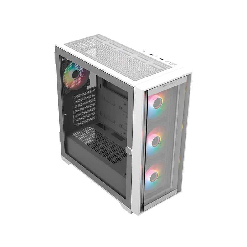 Gabinete Balam Rush Full Torre Carbon 9000/usb 3.0/2.0/usb C/4 Vent/balnco (br-938761)