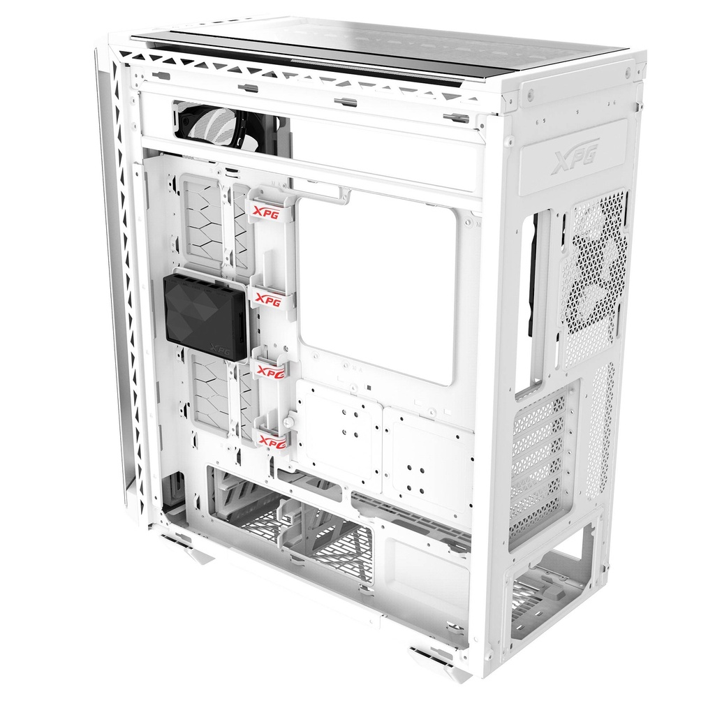 Gabinete Xpg Battlecruiser Mid-t White 4 Fan (battlecruiseriist-whcww)