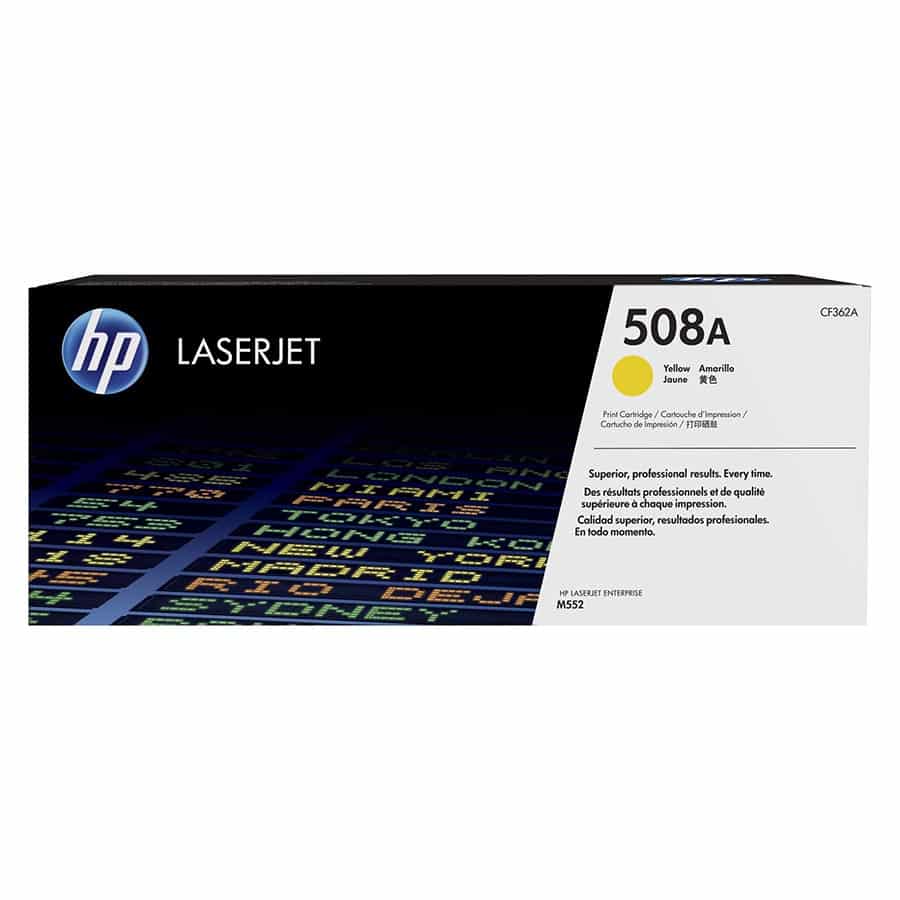 Toner                                                                                                                                                                                         Hp 508a Amarillo Laserjet Para M552 (cf362a)
