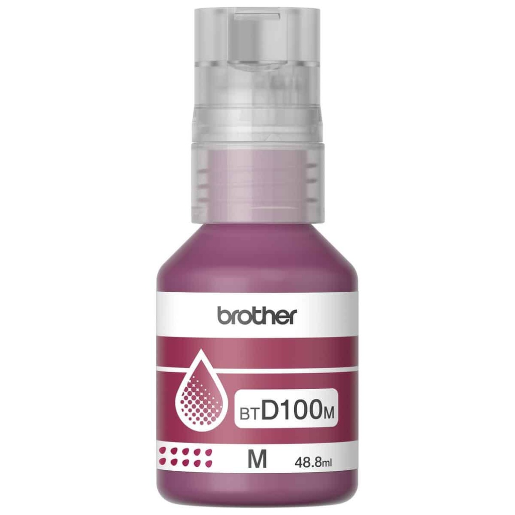 Botella D Tin Brother Magenta Ultra Alto Rendi Inkbenefit 5000 Btd100m