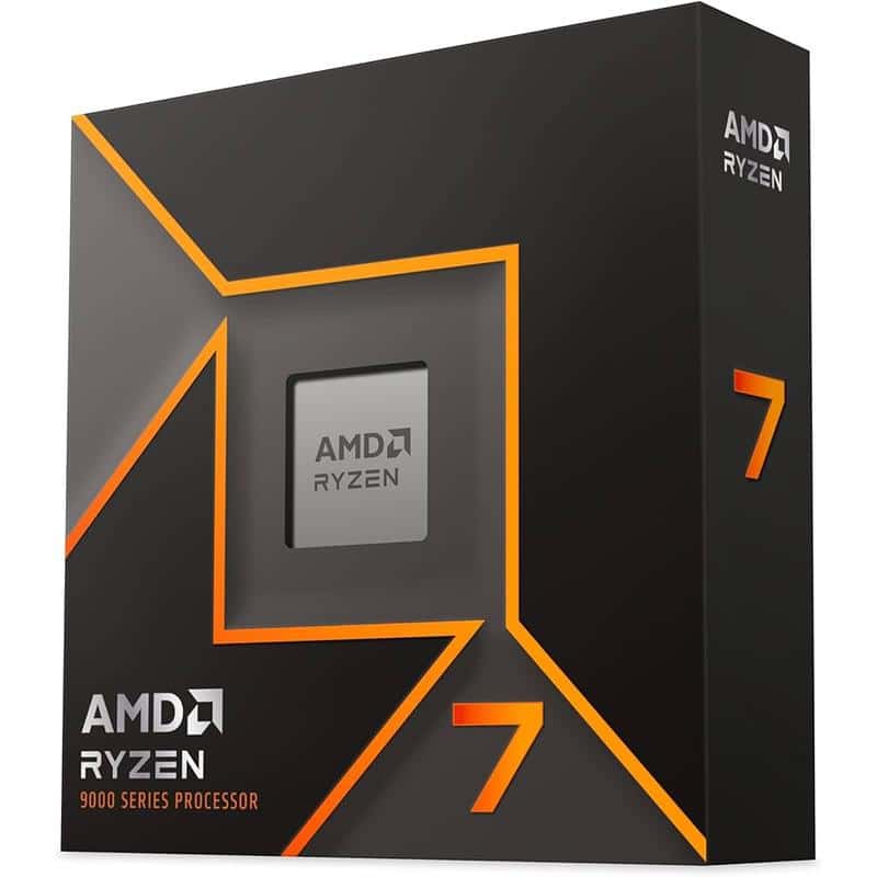 Cpu Amd Ryzen 7 9700x Radeon Graphics Am5 3.8ghz (100-100001404wof)