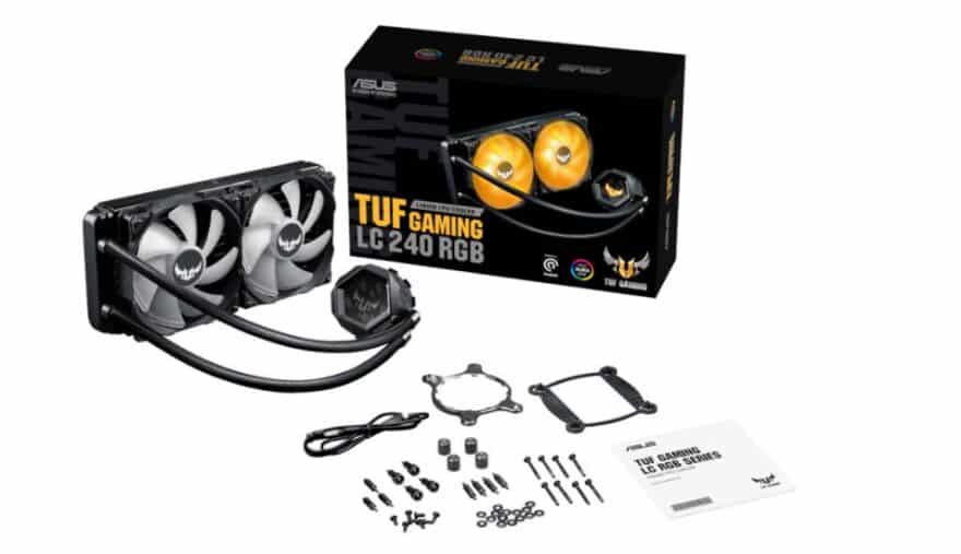 ENFRIAMIENTO LIQUIDO WATERCOOLING ASUS TUF GAMING LC 240 ARGB AURA SYNC 2 FANS