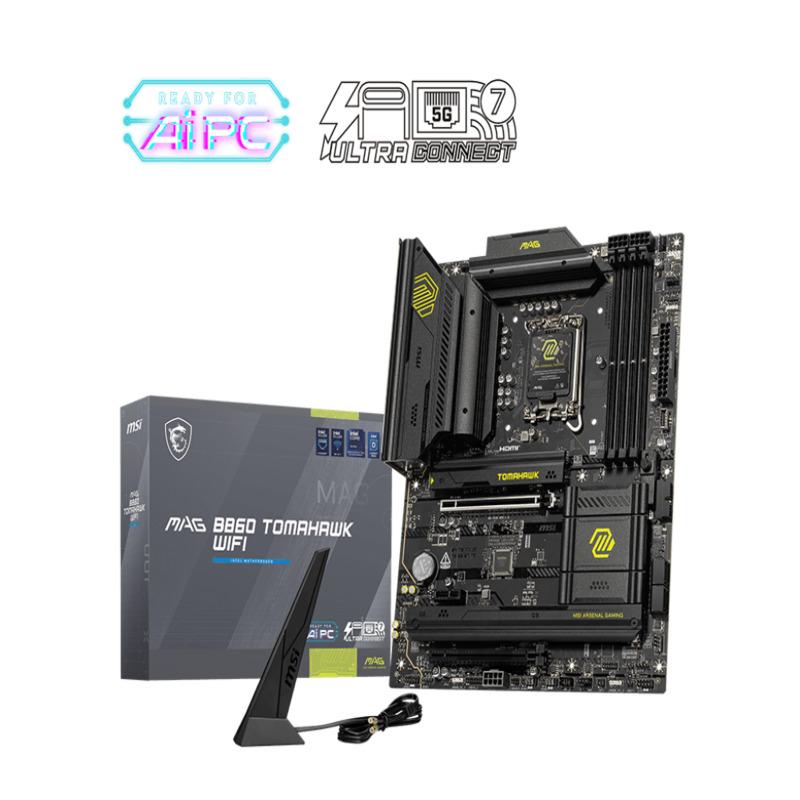 Tarjeta Madre MSI MAG B860 TOMAHAWK WIFI, ATX, LGA 1851, Intel B860, 256GB DDR5, HDMI/DP para AMD