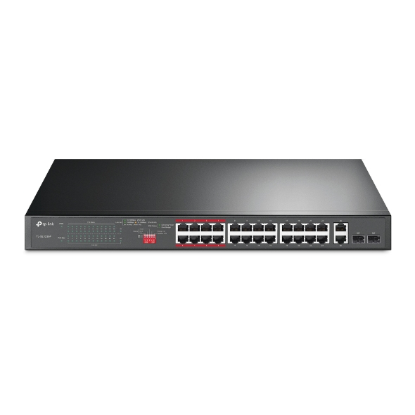 Tp-link Switch 24-prts 10/100mbps/2ptos Gb Poe+ No Admin/tl-sl1226