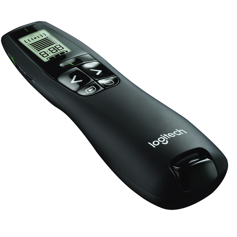 Presentador Laser Logitech R800 Pantalla Lcd Usb 30 Mts (910-001350)