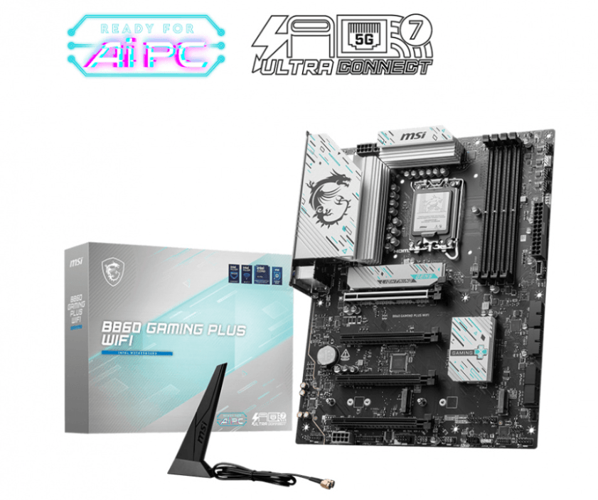 Tarjeta Madre Msi B860 Gaming Plus Wifi Ultra Lga1851 Ddr5 Ai