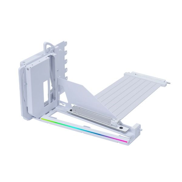 Kit De Montaje Vertical Para Gpu Lian Li White Con Elevador Gen 4, 188x120x162mm