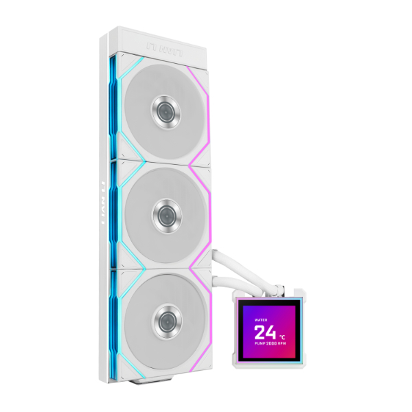 Enfriamiento Liquido Lian Li Hydroshift Ii Lcd-s 360 Cl White Pantalla 3.4"/360mm/1700/1851/am4/am5