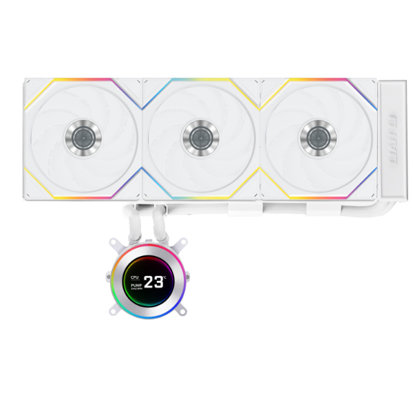 Enfriamiento Liquido Lian Li Hydroshift Ii Lcd-c 360tl White Lcd Y Led Argb
