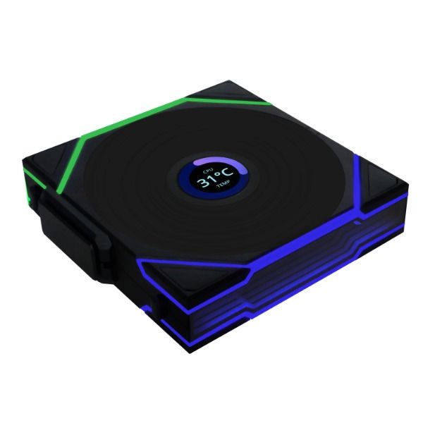 Ventilador Lian Li Black Uni Fan Tl Black Rgb Wireless 120mm