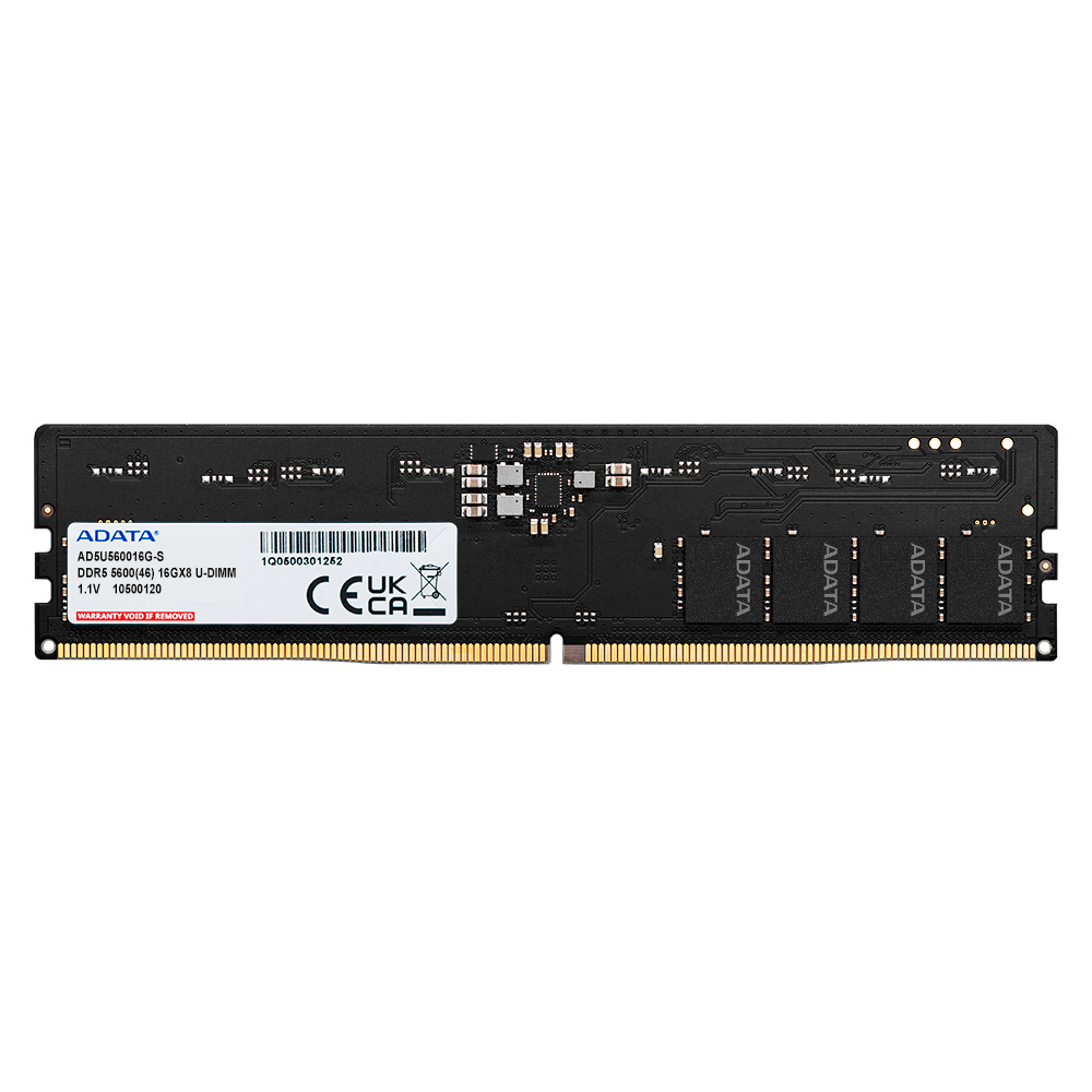 Memoria Adata Udimm Ddr5 8gb  5600mhz Cl46 1.1v 288-pin  (ad5u56008g-s)