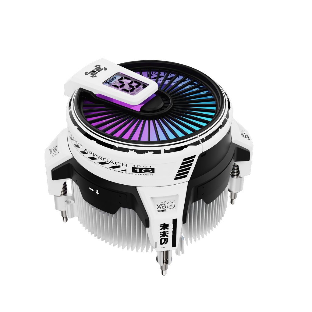 Ventilador Cpu Alseye W90c-intel-w 1500-2600rpm Argb 102.3*100*90.3mm White