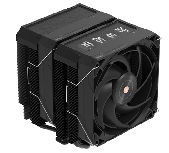 Ventilador Cpu Alseye Q120dt Plus , 900-3000rpm, 123x136x160mm, Black