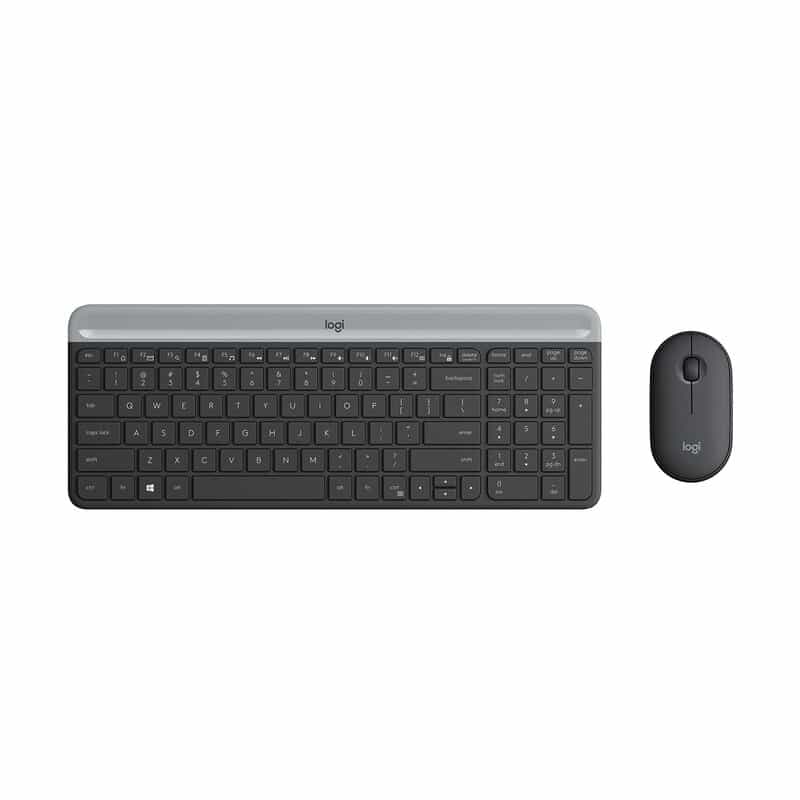 KIT LOGITECH MK470 SLIM TECLADO Y MOUSE INALAMBRICO (920-009266)