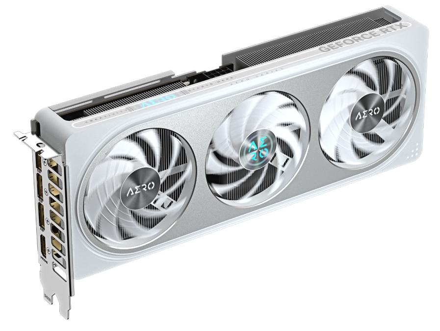 Tarjeta De Video Gigabyte 8gb Rtx 5060 Ti Aero Gddr7 Pci-e 5.0 Blanco 1xhdmi 3xdp 3xfan Gv-n506taero Oc-8gd