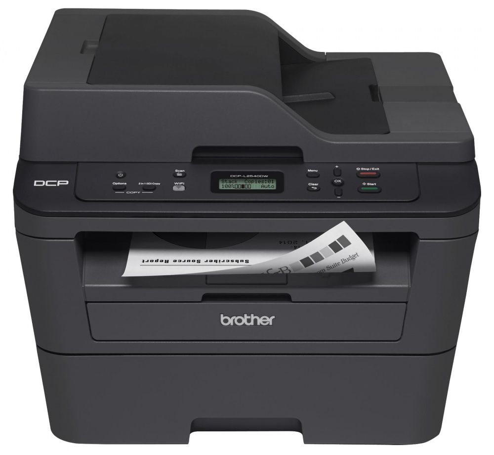 Multifuncional Brother Dcpl2540dw Láser Monocromática Duplex Wifi Ethernet 30 Ppm