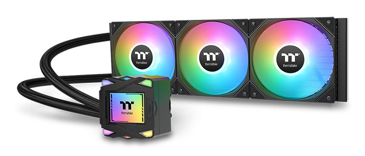 Enfriamiento Liquido Thermaltake La360 3 Ventiladores120mm Negro Argb