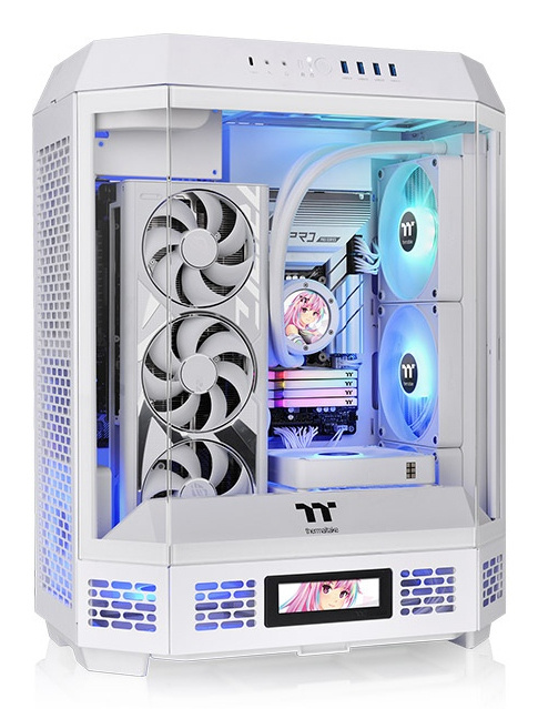 Gabinete Thermaltake The Tower 600 Mid Tower Snow Blanco Atx Ca-1z1-00m6wn-00