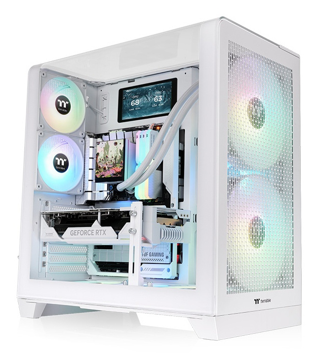 Gabinete Thermaltake View 390 Air Mid Tower Snow Blanco  Atx Ca-11f-00m6wn-00