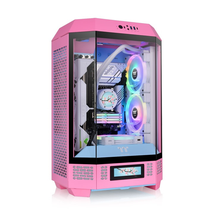 Gabinete Thermaltake The Tower 300 Micro Tower Bubble Pink Rosa Micro-atx Ca-1y4-00sawn-00