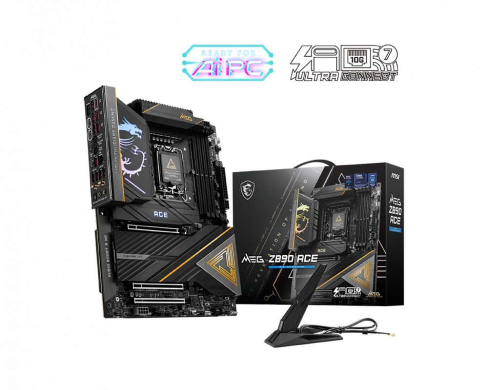 Tarjeta Madre Msi Meg Z890 Ace Socket 1851 Series 2 4xddr5 Hdmi 2xtype-c Displayport Atx