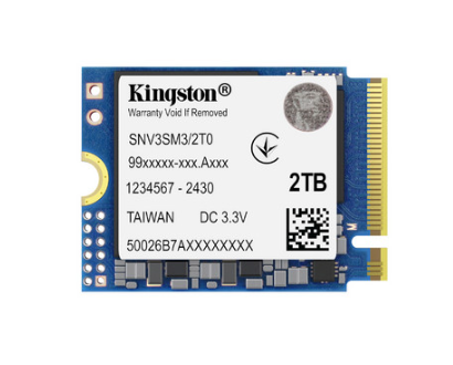 Ssd Kingston Snv3sm3/2t0 Nvme, 2 Tb, M.2, 5000 Mb/s Escritura, 6000 Mb/s Lectura, Pci Express 4.0