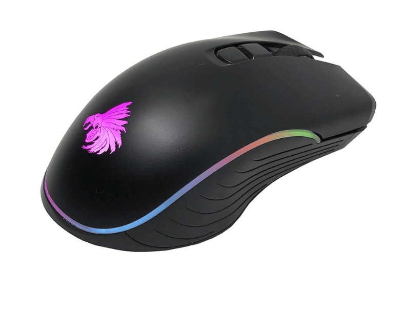 Mouse Gamer Eagle Warrior Óptico Cobra, Alámbrico, USB, 3200DPI, Negro