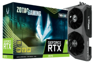 TARJETA DE VIDEO ZOTAC NVIDIA GEFORCE RTX 3070 8GB GDDR6 TWIN EDGE GAMING