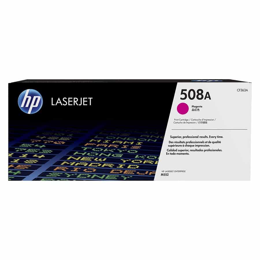 Toner                                                                                                                                                                                         Hp 508a Magenta Laserjet Para M552 (cf363a)