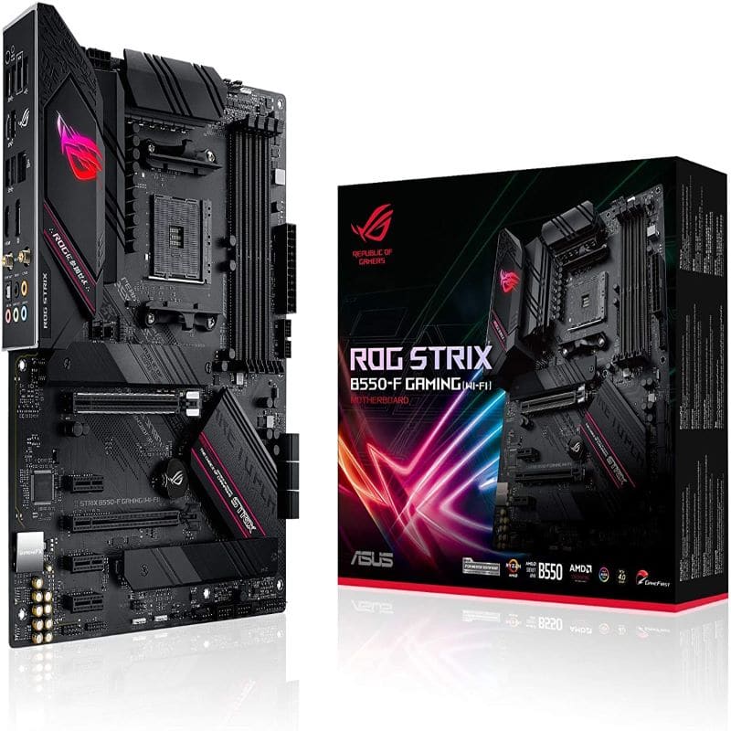 TARJETA MADRE ASUS ROG STRIX B550-F GAMING AM4/AMD/DDR4/DHMI 2.1
