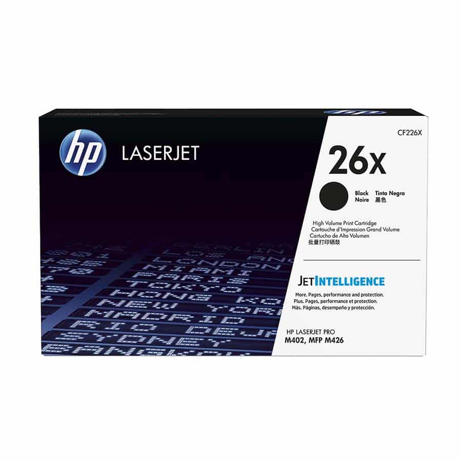 Cartucho                                                                                                                                                                                         Hp 26x Negro Alto Rendimiento Laserjet Pro M402/m426 (cf226x)