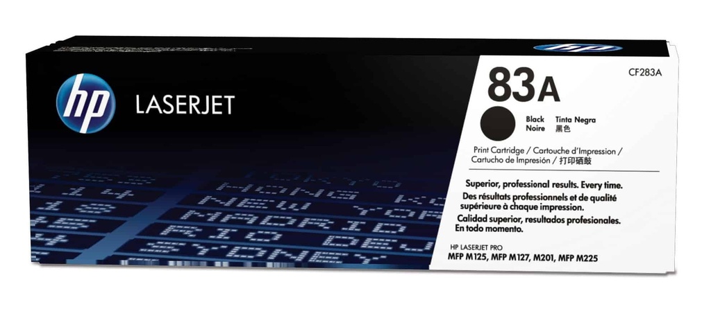 Toner                                                                                                                                                                                         Hp 83a Negro Laserjet Para P/m201dw P/m127fn P/m225dw (cf283a)