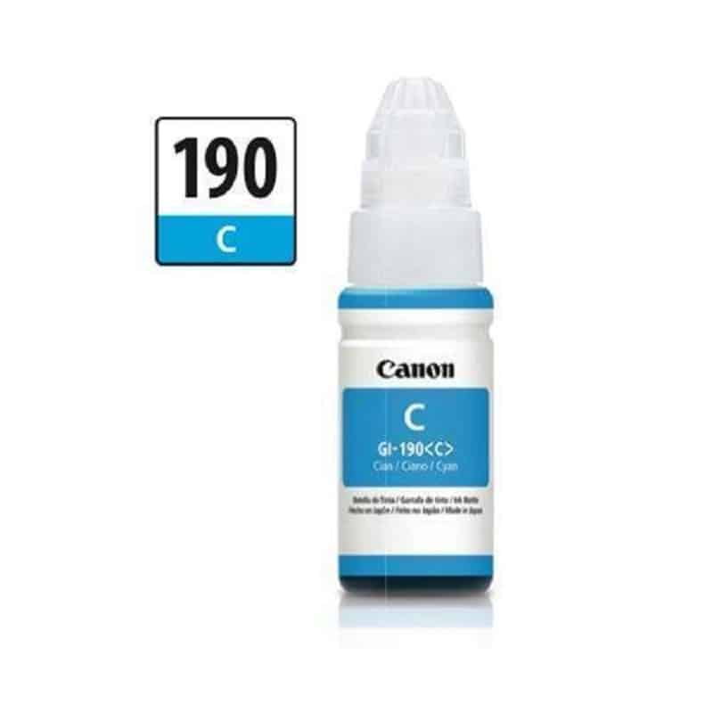 Botella  De Tinta Canon Gi-190 C Para Pixma G1100 G2100, G3100
