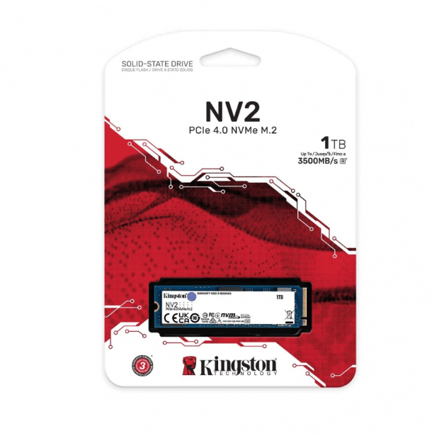 Ssd                                                     Kingston Nv2 Nvme 1tb PCI Express 4.0 M.2 Pue