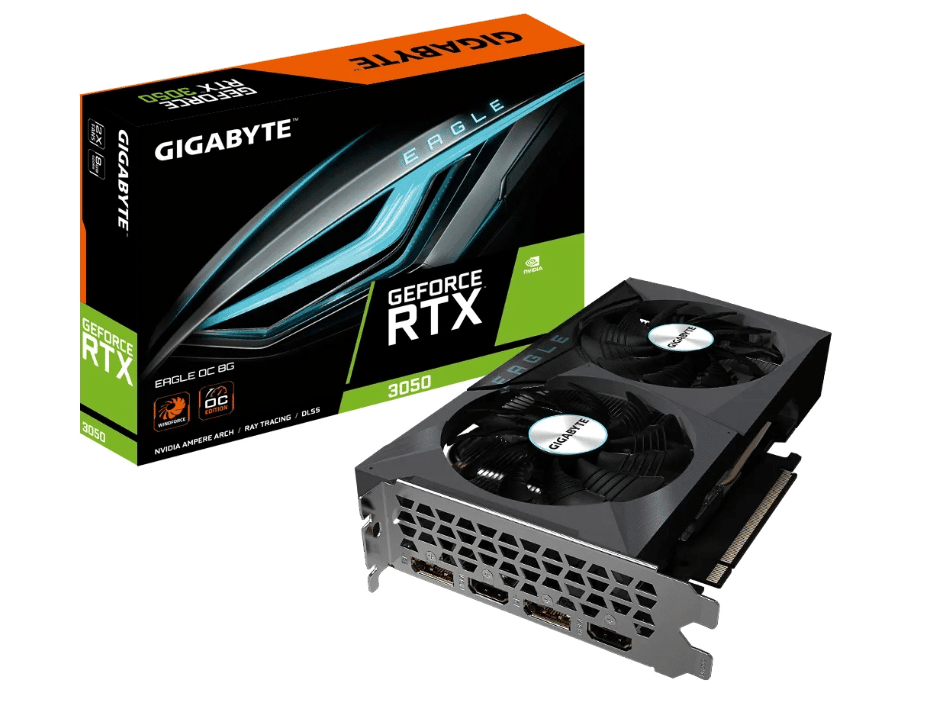 Tarjeta de Video Gigabyte NVIDIA GeForce RTX 3050 EAGLE OC 8GB Gddr6