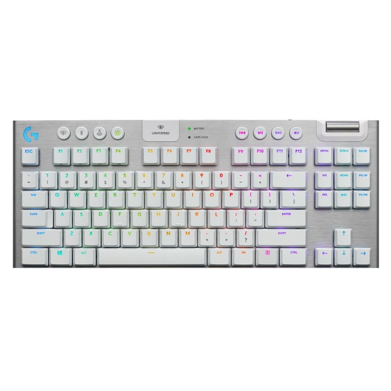 Teclado                                                            Logitech G915 Tkl Lightspeed Wireless Rgb Blanco (920-009660)