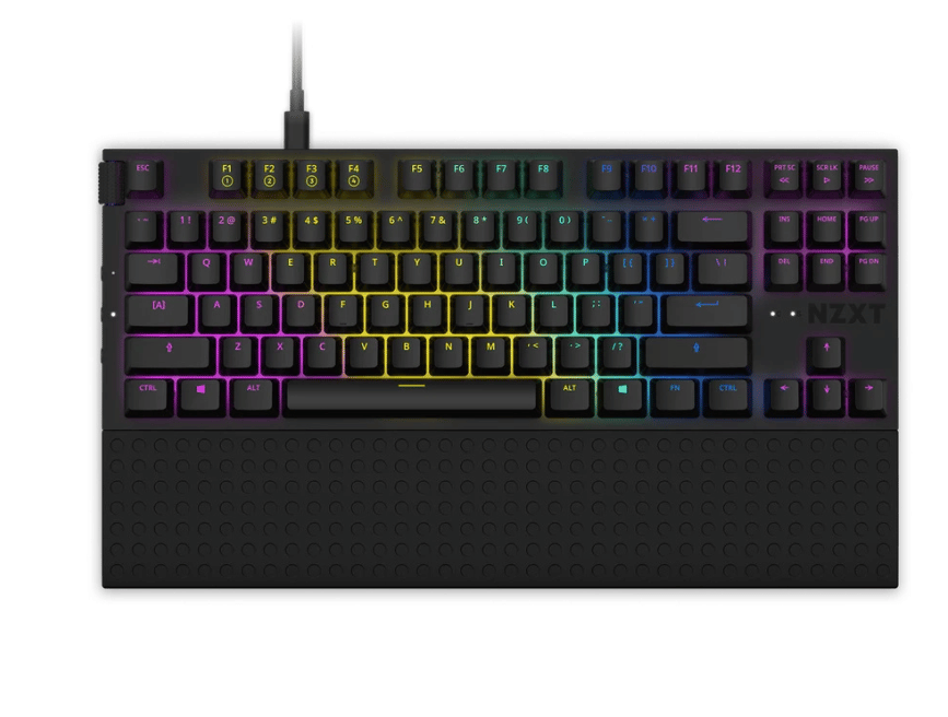 Teclado                                                                                                                                                                                                                                                                                                                                                                                                                                                                                                                                                                                                                                                                                                                                                                                                                                                                                                                                                                                                                                                                                                                                                                                                Mecanico Nzxt Tkl Rgb Sw Red Reposa MuÑecas En Bk Kb-1tkus-br