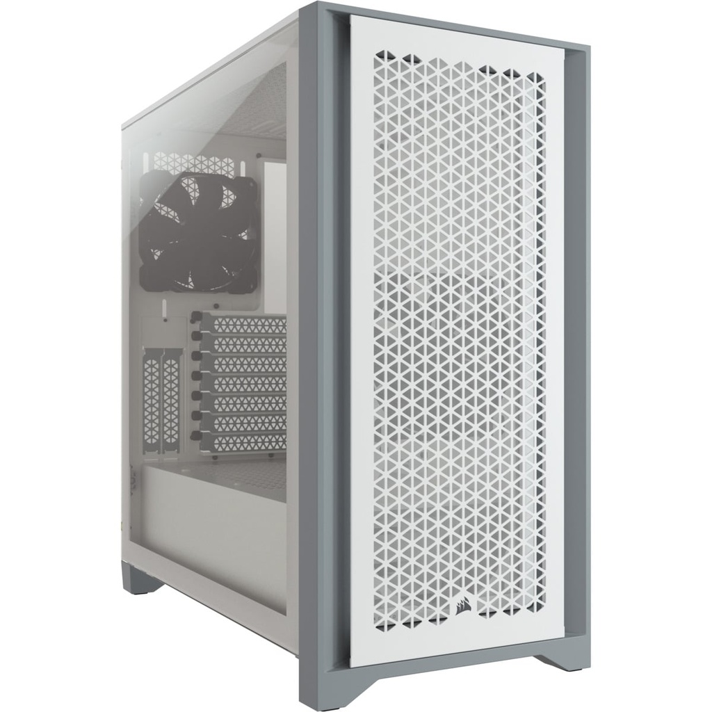 Gabinete                                                                                                                                                                                                                                                                                                                                                                                                                                                                                                                                                                                                                                                                                                                                                                                                                                                                                                                                                                                                                                                                                                                     Corsair Icue 4000d Airflow White Tg Atx Cc-9011201-ww