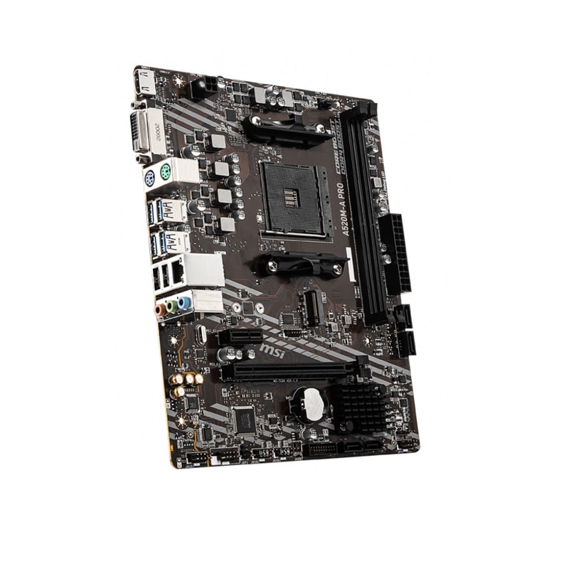 Tarjeta                                                                               Madre Msi A520m-a Pro Ddr4 M.2 Pcie 3.0 Ryzen Am4 Matx Hdmi