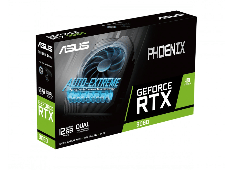 Tarjeta                                          De Video ASUS Nvidia Geforce RTX 3060 V2 Phoenix Oc, 12gb 192-bit Gdd