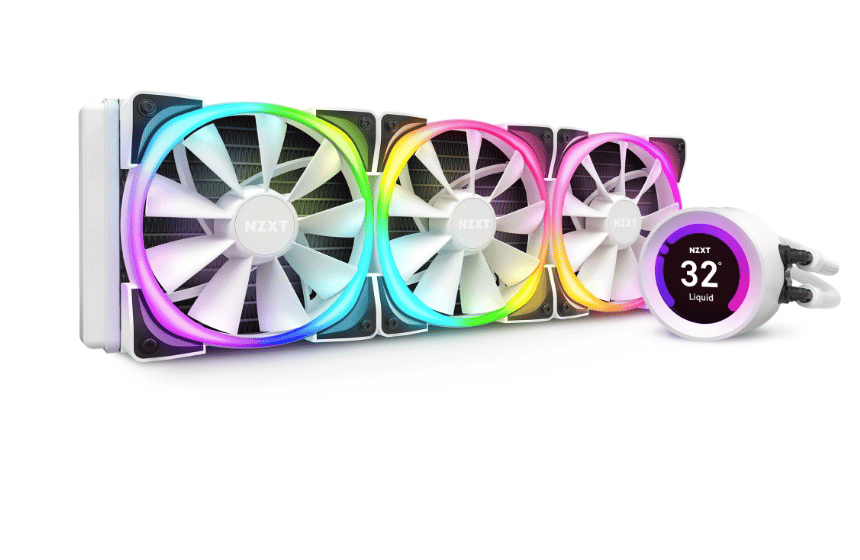 NZXT Kraken Z73 RGB Enfriamiento Líquido Para Cpu, 3x 120mm, 500 &#8211; 1500rpm, Blanco