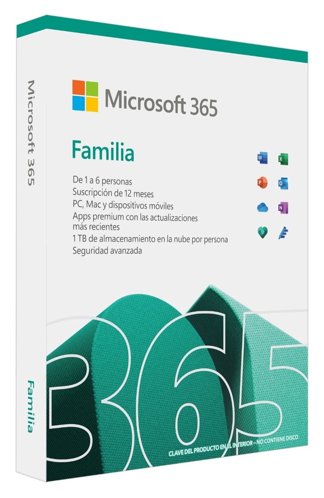 Microsoft                            365 Family- Lic Fpp- 6 Usr- Lic Fpp-domestico(6gq-01604)