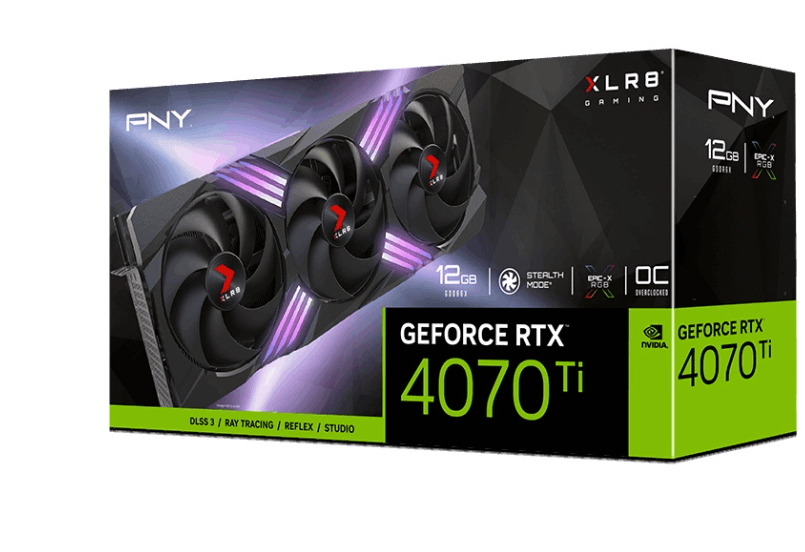 Tarjeta De Video Pny Nvidia Geforce RTX 4070 Ti 12gb Xlr8 Gaming Verto Tf OC 12gb 192-bit Gddr6x PCI  4.0 X16