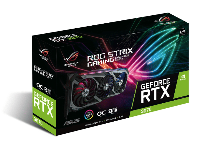 Tarjeta De Video ASUS ROG Strix Nvidia Geforce RTX 3070 O8g V2 Lhr OC Gaming 8gb 256-bit GDDR6 Rog-strix-rtx3070-8g-v2-gaming