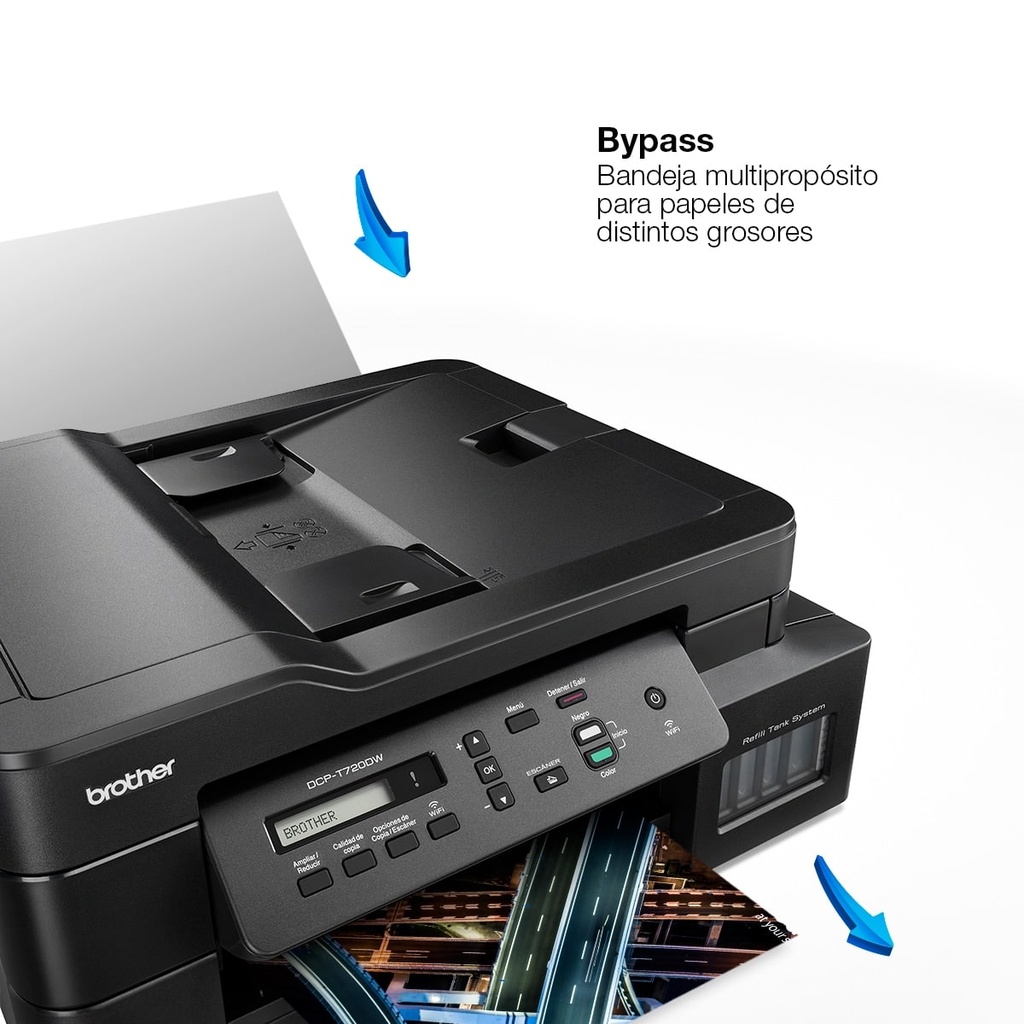 Multifuncional                                                                                                                                                                                                          Brother Dcpt720dw Tinta Continua Color/wifi/duplex/adf