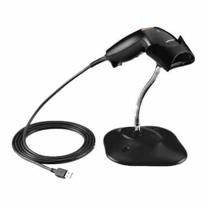 Lector                                                                                                                                                                                   Zebra Ls1203 Laser Usb Negro Con Base