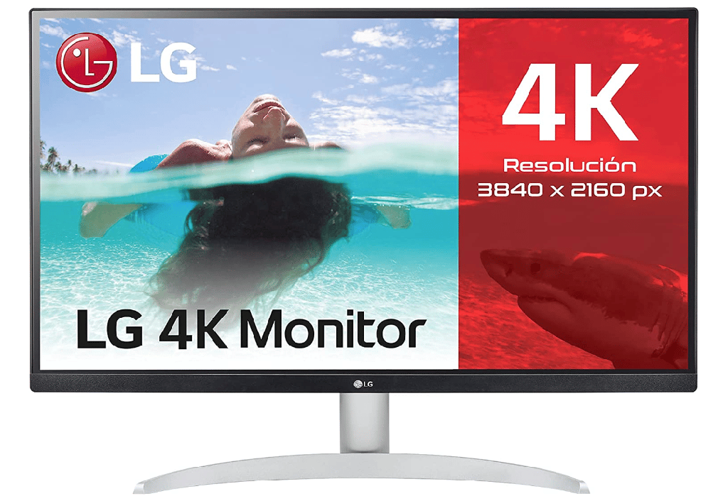Monitor 4K Uhd 27 Pulgadas, Panel Ips: 3840&#215;2160, 60hz, 5 Ms LG 27up600-w