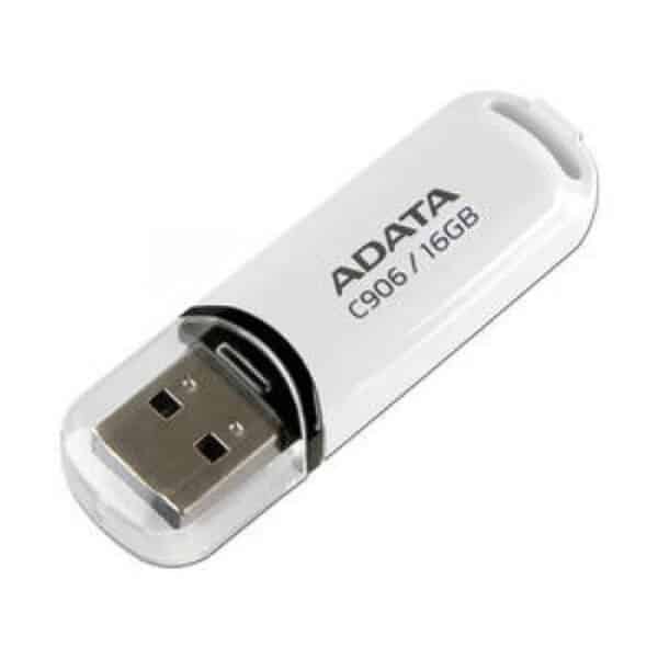 Memoria                                                                                                                                                                                                                                                                                                                                                                                                                                                                                                                                                                                                                                                                                                                                                                                                                                                                                                                                                  Flash ADATA C906 16gb USB 2.0 Blanco (ac906-16g-rwh)